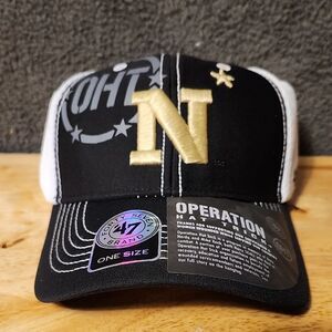 47 Brand Navy Midshipmen Velcroback Hat - New